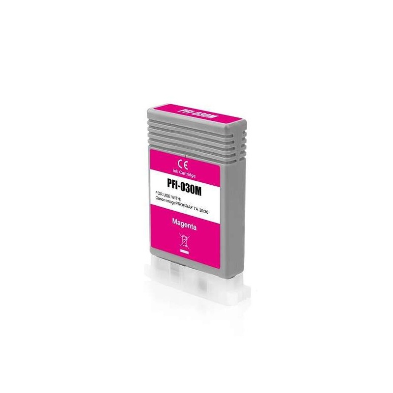 Cartuccia d'inchiostro pigmentato generica Canon PFI030 Magenta - Sostituisce 3491C001 Cartuccia d'inchiostro pigmentato generica Canon PFI030 Magenta - Sostituisce 3491C001