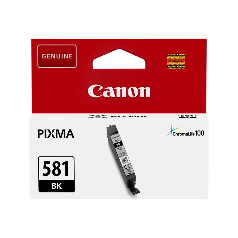 Cartuccia d'inchiostro originale nera Canon CLI581 - 2106C001 Cartuccia d'inchiostro originale nera Canon CLI581 - 2106C001
