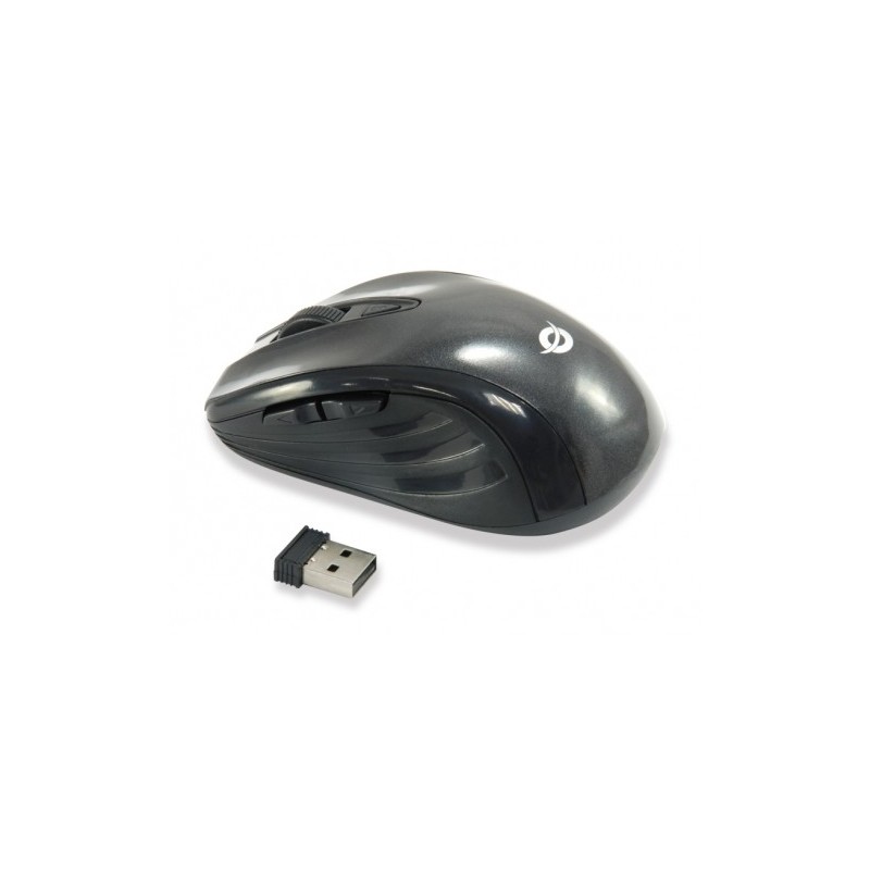 Conceptronic Raton Inalambrico USB 1600dpi - 5 Botones - Uso Diestro - Color Negro Conceptronic Raton Inalambrico USB 1600dpi - 5 Botones - Uso Diestro - Color Negro