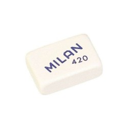 Milan 420 Goma de Borrar Rectangular - Miga de Pan - Suave Caucho Sintetico - Colores Surtidos