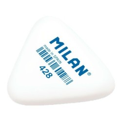 Milano 428 Gomma Triangolare Spessa - Tipo Pangrattato - Gomma Sintetica - Colore Bianco 28pz 28pz