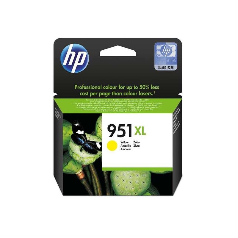 HP 951XL Amarillo Cartucho de Tinta Original - CN048AE HP 951XL Amarillo Cartucho de Tinta Original - CN048AE