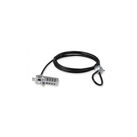 Lucchetto a combinazione Conceptronic con cinturino in acciaio per laptop - Acciaio 4 mm - 1,8 M