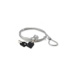 Conceptronic Candado de Llave con Correa de Acero Para Portátiles - Acero 4mm -  1.5M