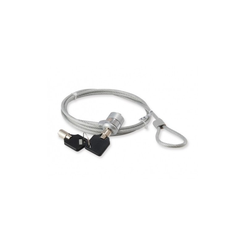 Lucchetto a chiave Conceptronic con cinturino in acciaio per laptop - Acciaio 4 mm - 1,5 M Lucchetto a chiave Conceptronic con cinturino in acciaio per laptop - Acciaio 4 mm - 1,5 M