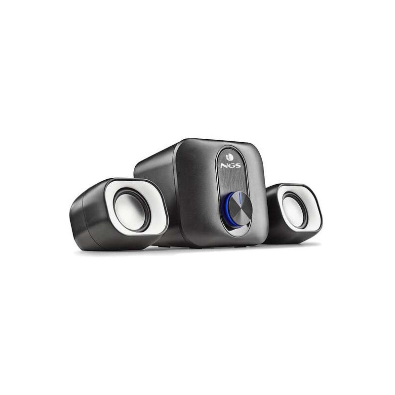 Altoparlanti per PC NGS Comet 2.1 USB 2.1 20 W con subwoofer - Connessione jack da 3,5 mm - Controlli degli altoparlanti Altoparlanti per PC NGS Comet 2.1 USB 2.1 20 W con subwoofer - Connessione jack da 3,5 mm - Controlli degli altoparlanti