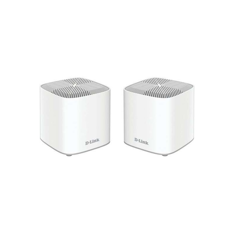 D-Link Sistema WiFi Mesh de Doble Banda - WiFi 6 - 2 Puntos de Acceso - Puerto LAN - Puerto WAN - MU-MIMO - WPA3 D-Link Sistema WiFi Mesh de Doble Banda - WiFi 6 - 2 Puntos de Acceso - Puerto LAN - Puerto WAN - MU-MIMO - WPA3