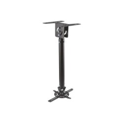 Supporto da soffitto girevole professionale universale Aisens - Inclinabile ed Estensibile per Proiettore - Colore Nero