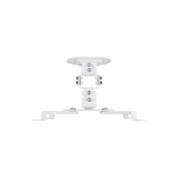 Supporto Girevole Universale Aisens - Supporto da Soffitto Inclinabile per Proiettore - Fino a 13,5Kg - Colore Bianco
