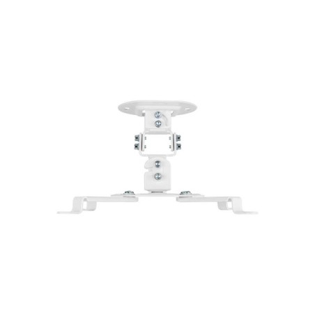 Supporto Girevole Universale Aisens - Supporto da Soffitto Inclinabile per Proiettore - Fino a 13,5Kg - Colore Bianco