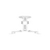 Supporto Girevole Universale Aisens - Supporto da Soffitto Inclinabile per Proiettore - Fino a 13,5Kg - Colore Bianco