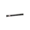 Cromad Regleta 8 Shuckos para Montaje en Rack 19" 1U - Interruptor On/Off - Carcasa de Aluminio - Cable de 1.80m