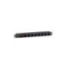 Cromad Multipresa 8 Shucko per montaggio in rack 19" 1U - Interruttore On/Off - Custodia in plastica - Cavo da 1,80 m