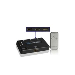 Cromad Switch de 3 Puertos HDMI con Mando a Distancia