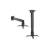 Cromad Soporte de Techo/Pared para Proyector - Extensible e Inclinable - Peso Max. 20kg