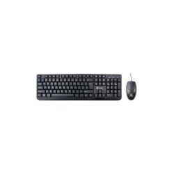 Cromad Pack Tastiera USB + Mouse 1000dpi 3 Pulsanti