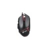 Mouse da gioco USB Cromad G320 3200 dpi - 8 pulsanti - Illuminazione LED rossa, gialla e verde - Utilizzo per destrimani - Cavo 