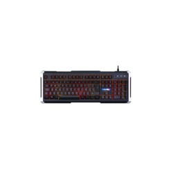 Tastiera gaming Cromad G550 - Retroilluminazione multicolore - 19 tasti antighosting - Lati metallizzati