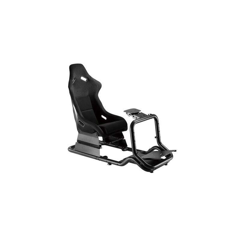 Sedile per simulatore di corse Cromad Pro R3 - Supporto per pedali e volante - Completamente regolabile - Robusto - Peso max. 13 Sedile per simulatore di corse Cromad Pro R3 - Supporto per pedali e volante - Completamente regolabile - Robusto - Peso max. 13