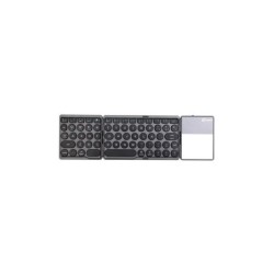 Tastiera Cromad Mini pieghevole Bluetooth 3.0 con touchpad - 64 tasti - Design sottile