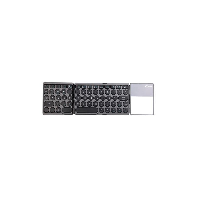 Tastiera Cromad Mini pieghevole Bluetooth 3.0 con touchpad - 64 tasti - Design sottile Tastiera Cromad Mini pieghevole Bluetooth 3.0 con touchpad - 64 tasti - Design sottile