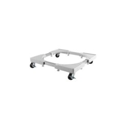 Cromad Soporte/Base Ajustable con Ruedas para Nevera y Lavadoras - Color Blanco