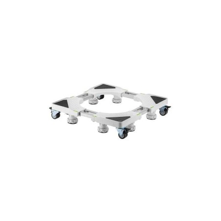Supporto/Base Regolabile con Ruote Serie Cromad PRO per Frigorifero e Lavatrice - Colore Bianco