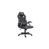 Cromad Serie Nitro Silla Gaming - Altura Regulable con Piston de Gas Clase 2 - Cojin Lumbar - Color Negro/Gris