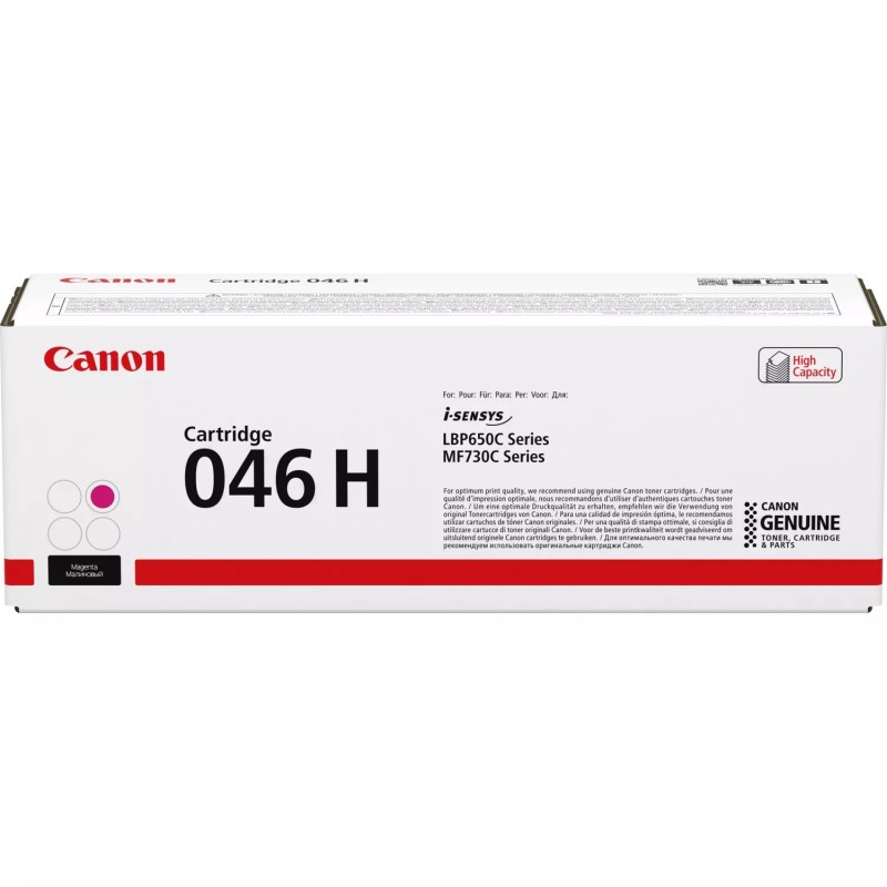 Cartuccia toner originale magenta Canon 046H - 1252C002