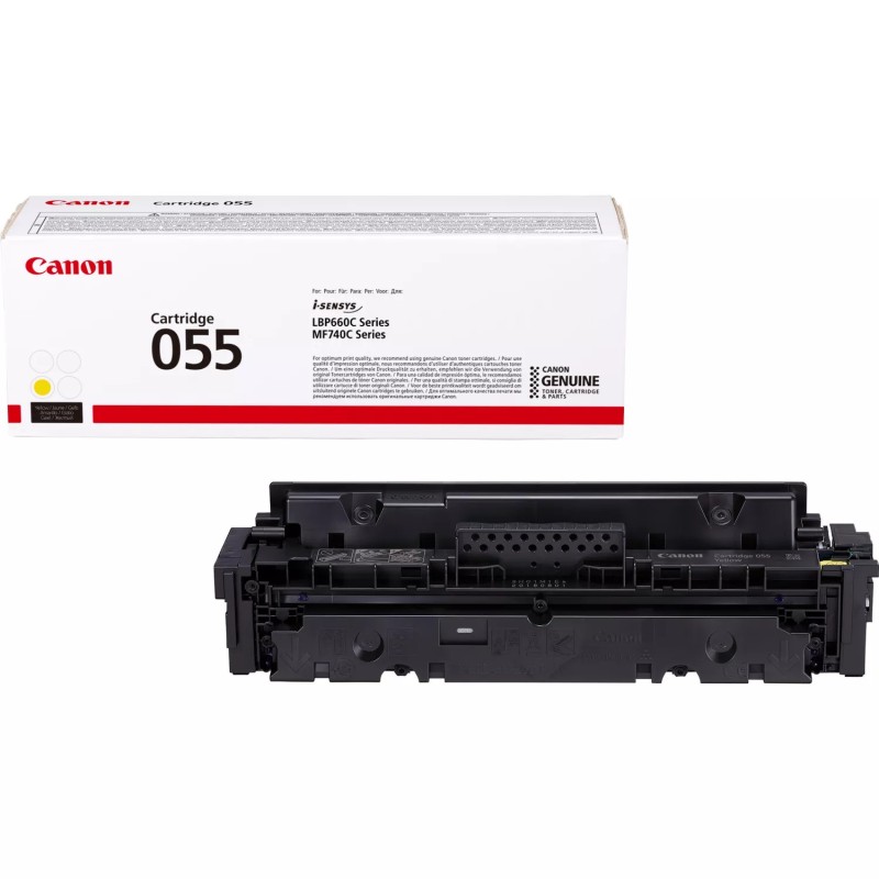 Cartuccia toner originale giallo Canon 055 - 3013C002 Cartuccia toner originale giallo Canon 055 - 3013C002
