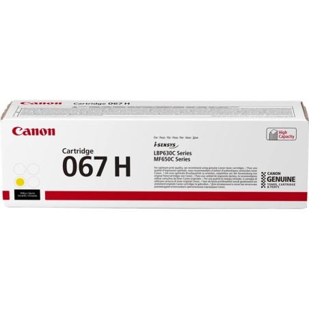 Cartuccia toner giallo originale Canon 067H - 5103C002