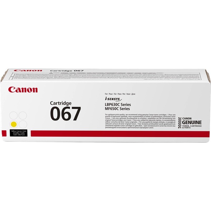 Canon 067 Amarillo Cartucho de Toner Original - 5099C002 Canon 067 Amarillo Cartucho de Toner Original - 5099C002