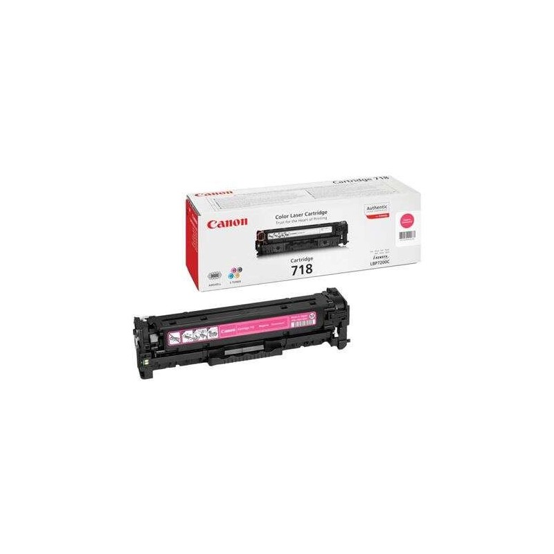 Cartuccia toner originale magenta Canon 718 - 2660B002 Cartuccia toner originale magenta Canon 718 - 2660B002