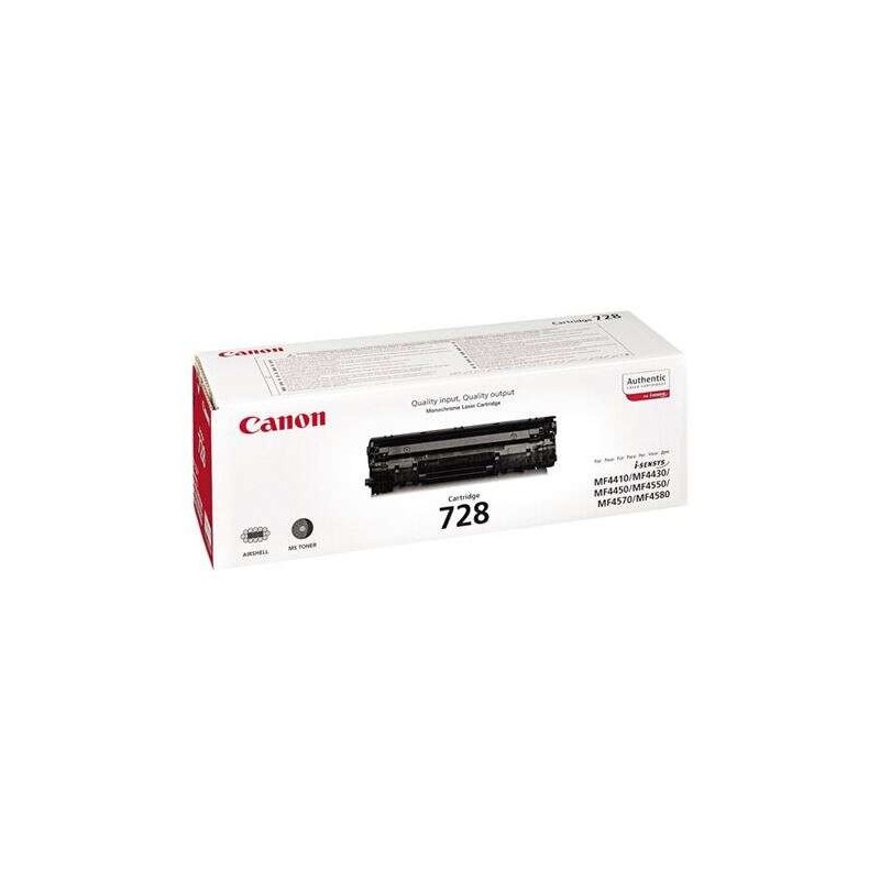 Cartuccia toner nero originale Canon 728 - 3500B002 Cartuccia toner nero originale Canon 728 - 3500B002