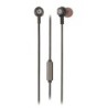 Cuffie intrauricolari metalliche NGS Cross Rally - Microfono integrato - Assistente vocale - Cavo da 1,20 m - Colore Grafite/Ros