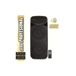 Coolsound Pro 500 Altavoz Autoamplificado Bluetooth 1500W 2x15" 450W RMS - USB, SD, Entrada Mic. Jack 6.3mm - Mando a Distancia