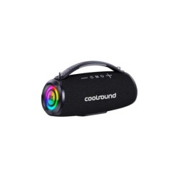Altoparlante Bluetooth Coolsound Beach Boom 40W - Maniglia per il trasporto - Effetto luce LED - Colore nero