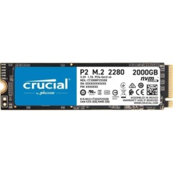 Crucial P2 Disco Duro Solido SSD M2 2TB M2 PCIe Gen3 NVMe
