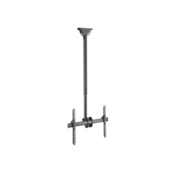 Supporto da soffitto girevole Aisens - Inclinabile - Allungabile e livellabile (TV 37?-70?) - Nero