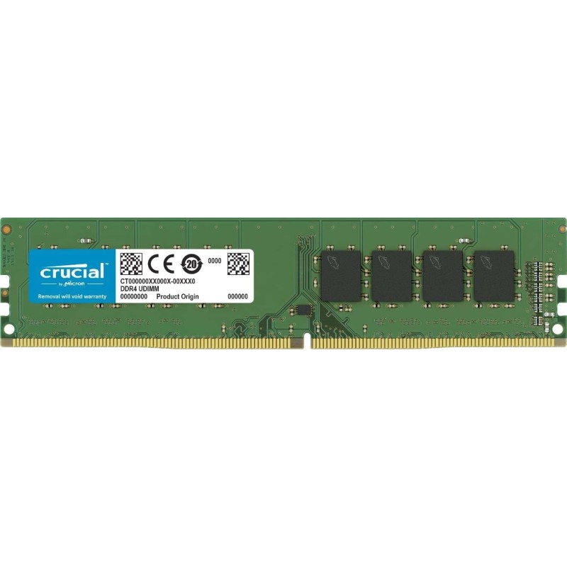 Crucial Memoria RAM DIMM DDR4 2400 MHz PC4-19200 8GB CL17 Crucial Memoria RAM DIMM DDR4 2400 MHz PC4-19200 8GB CL17