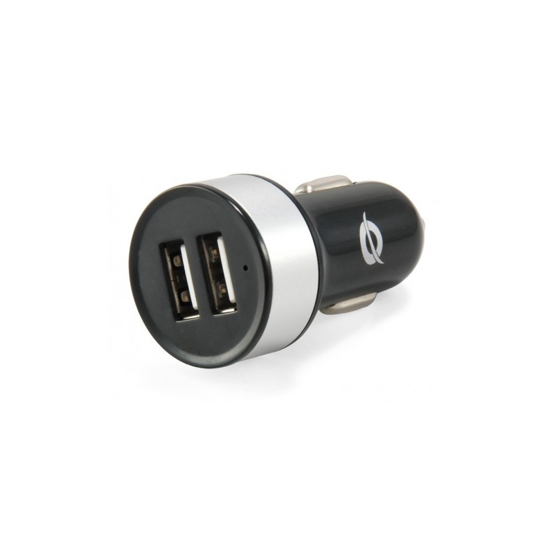 Conceptronic Cargador Universal de Coche 2XUSB(5V) - 10.5W - 12/24V - Color Negro Conceptronic Cargador Universal de Coche 2XUSB(5V) - 10.5W - 12/24V - Color Negro