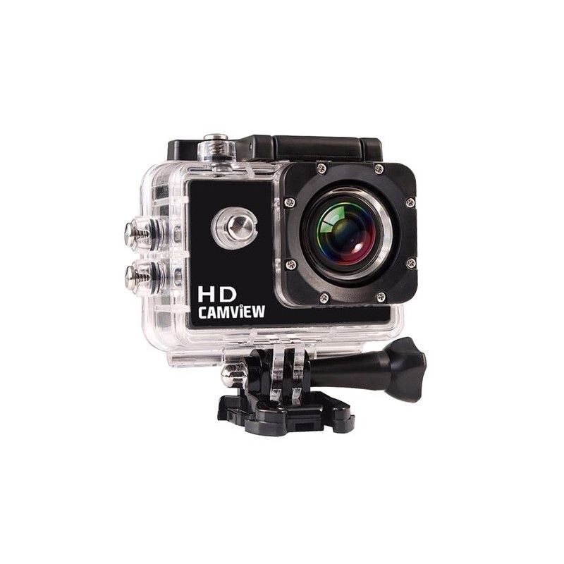 Camview Camara Deportiva HD 720P 5MP - Angular de 120° - Sumergible 30m con Carcasa - Pantalla LCD de 2" Camview Camara Deportiva HD 720P 5MP - Angular de 120° - Sumergible 30m con Carcasa - Pantalla LCD de 2"