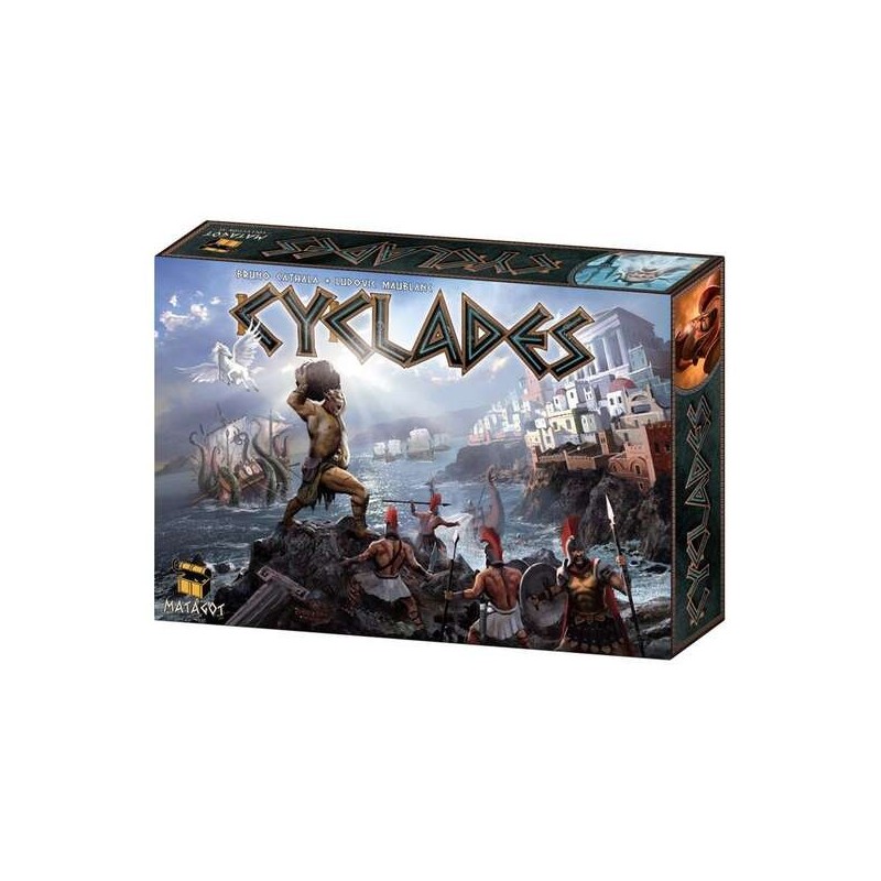 Cyclades Juego de Tablero - Tematica Historia - De 2 a 5 Jugadores - A partir de 14 Años - Duracion 90min. aprox. Cyclades Juego de Tablero - Tematica Historia - De 2 a 5 Jugadores - A partir de 14 Años - Duracion 90min. aprox.