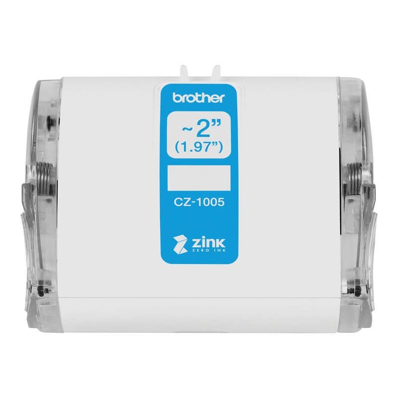 Rotolo di etichette originali Brother CZ1005 in formato personalizzato - Larghezza 50 mm x 5 metri - Zero inchiostro Rotolo di etichette originali Brother CZ1005 in formato personalizzato - Larghezza 50 mm x 5 metri - Zero inchiostro