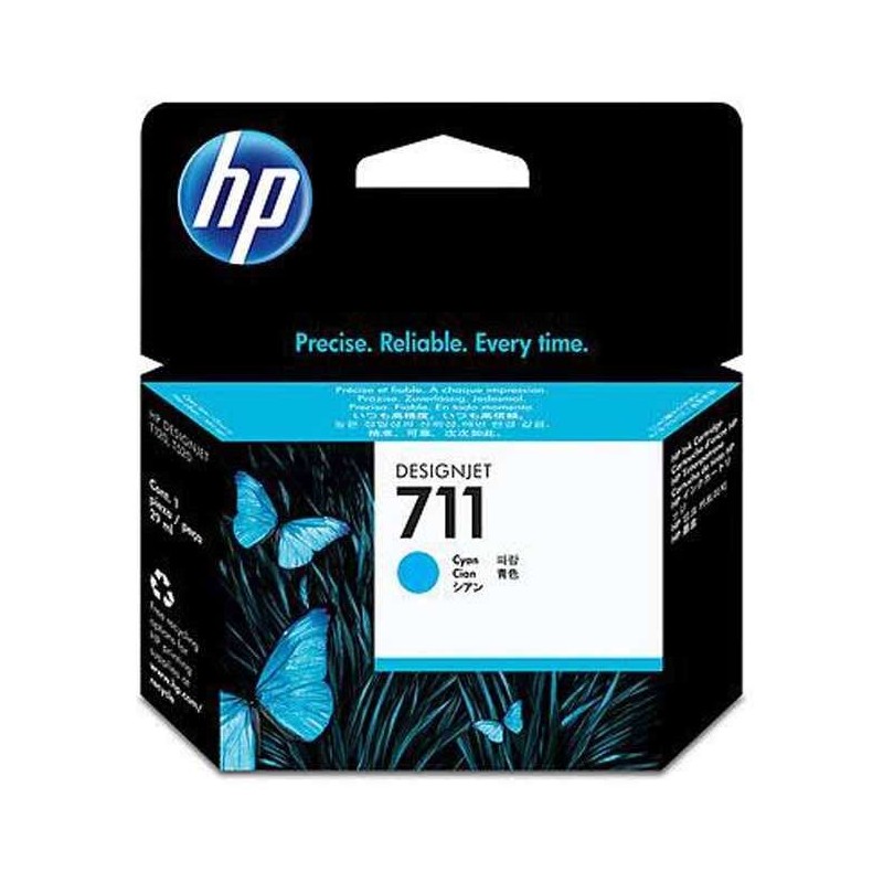 Cartuccia d'inchiostro originale ciano HP 711 - CZ130A Cartuccia d'inchiostro originale ciano HP 711 - CZ130A