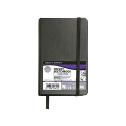 Daler Rowney Simply Cuaderno Cosido - Formato 9x14cm - 72 Hojas de Papel 100g/mg2 - Color Blanco