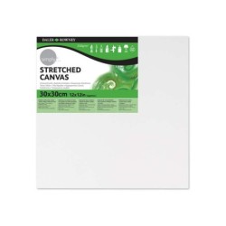 Daler Rowney Simply Bastidor Entelado 30x30cm - Imprimacion Triple - Grano Medio - 100% Algodon sin Acido - 250g