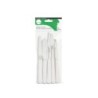 Daler Rowney Simply Confezione da 5 spatole in plastica - Forme diverse - Plastica resistente - Colore bianco