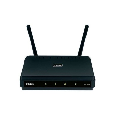 Access Point Wireless N D-Link - Pulsante WPS - Programmazione Wi-Fi per il Risparmio Energetico - Colore Nero