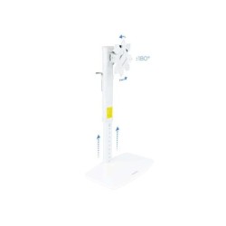 Tooq Soporte Mesa Pantallas Giratorio Inclinacion 17-27" - Color Blanco
